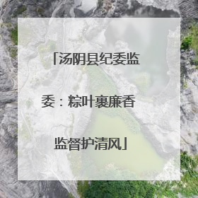 汤阴县纪委监委：粽叶裹廉香 监督护清风