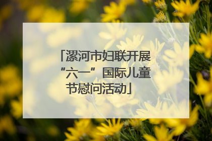 漯河市妇联开展“六一”国际儿童节慰问活动