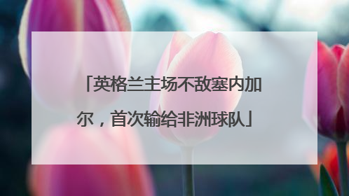 英格兰主场不敌塞内加尔，首次输给非洲球队