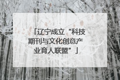 辽宁成立“科技期刊与文化创意产业育人联盟”