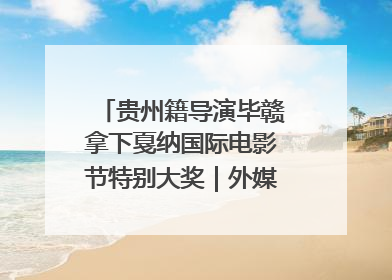 贵州籍导演毕赣拿下戛纳国际电影节特别大奖｜外媒点赞：奇妙而广阔的纯粹电影梦