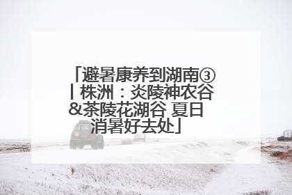 避暑康养到湖南③丨株洲：炎陵神农谷&茶陵花湖谷 夏日消暑好去处