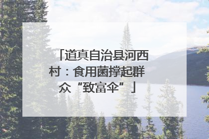 道真自治县河西村：食用菌撑起群众“致富伞”