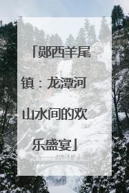 郧西羊尾镇：龙潭河山水间的欢乐盛宴