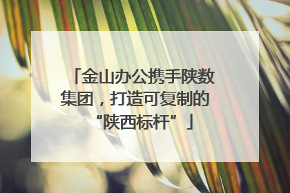 金山办公携手陕数集团，打造可复制的“陕西标杆”