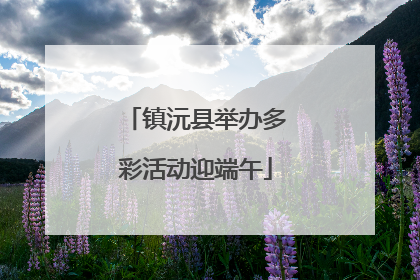 镇沅县举办多彩活动迎端午