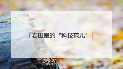 麦田里的“科技范儿”