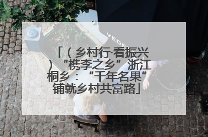（乡村行·看振兴）“槜李之乡”浙江桐乡：“千年名果”铺就乡村共富路