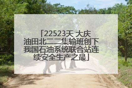 22523天 大庆油田北二二集输班创下我国石油系统联合站连续安全生产之最